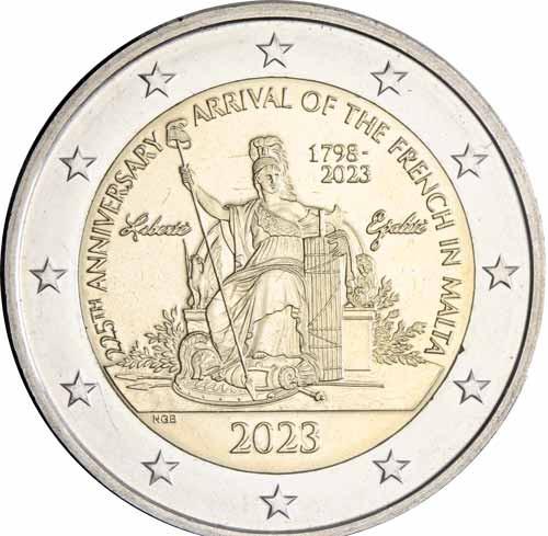 2023 2 EURO Malta - Napoleon Bonaparte