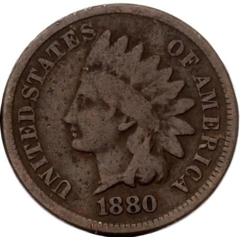 1 Cent 1880 USA Indiánska hlava