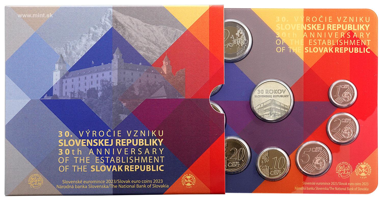 Súbor mincí SR 2023 - 30.výročie vzniku Slovenskej republiky