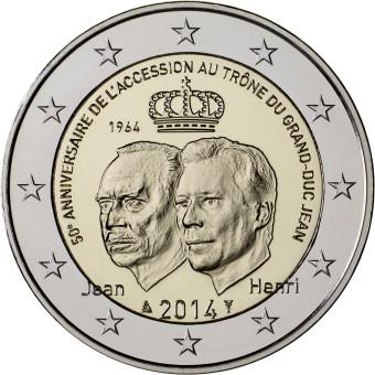 2014 2 EURO Luxembursko - 50. výročie