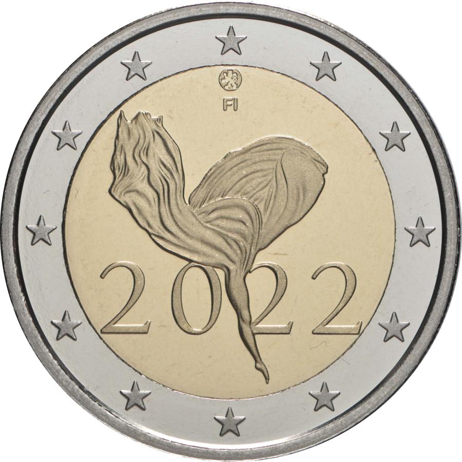 Fínsko 2 eurá 2022 fínsky balet