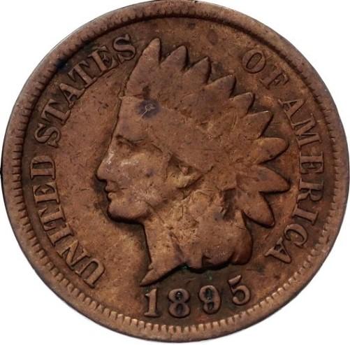1 Cent 1895 USA Indiánska hlava