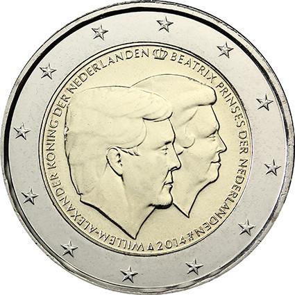 2014 2 EURO Holandsko - W. Alexander  Beatrix