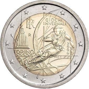 2006 2 EURO Taliansko - Olympiáda Turín