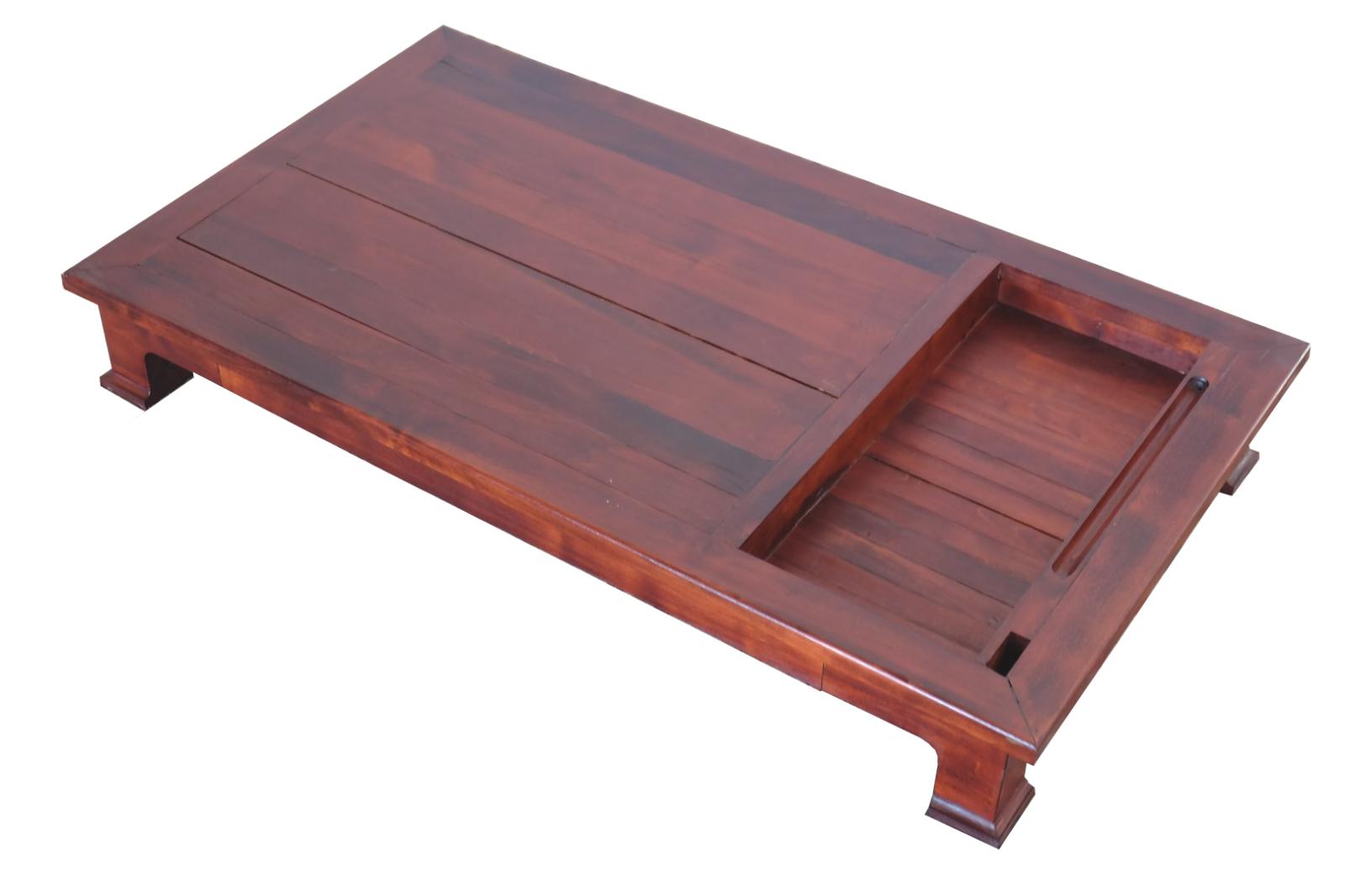 Servírovací drevený vintage stolík