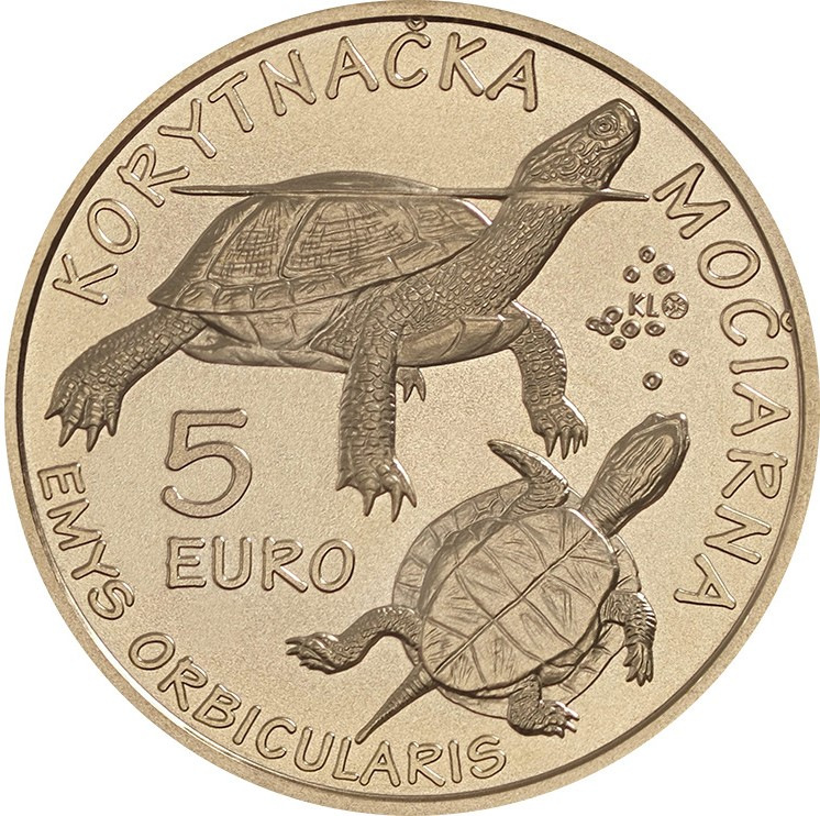 2026 Minca 5€ - korytnačka močiarna