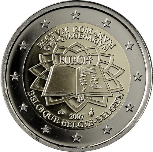 2 EURO Belgicko 2007 - Rímska zmluva
