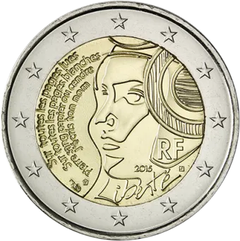 2015 2 EURO Francúzsko - Sviatok federácie