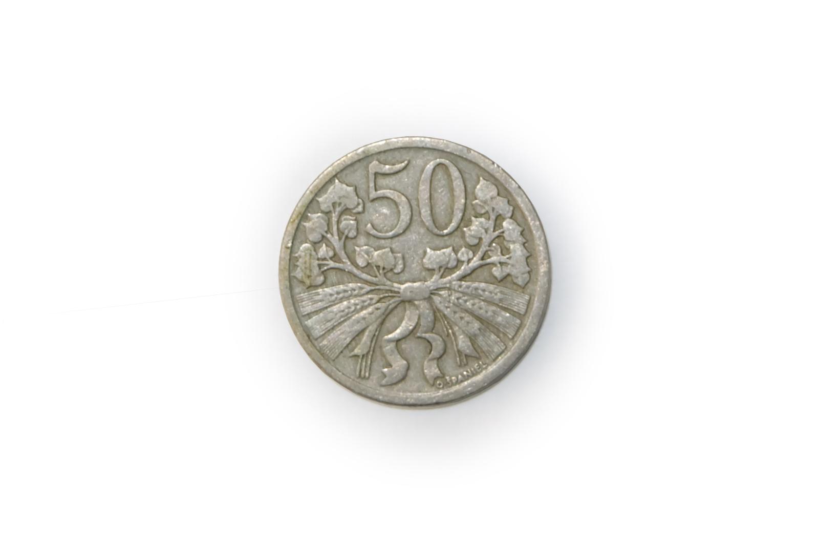 50 Halierov Československo 1921