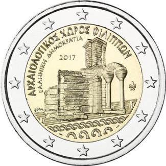 2017 2 Euro Grécko - Archeologické nálezisko Philippi