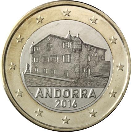 Andorra 1 euro 2016 unc