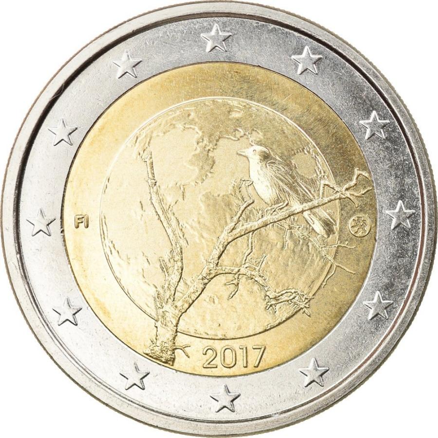 2017 Fínsko 2 eurá Fínska príroda