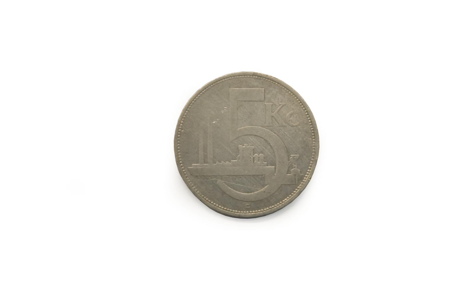 5 korún 1929 Československo