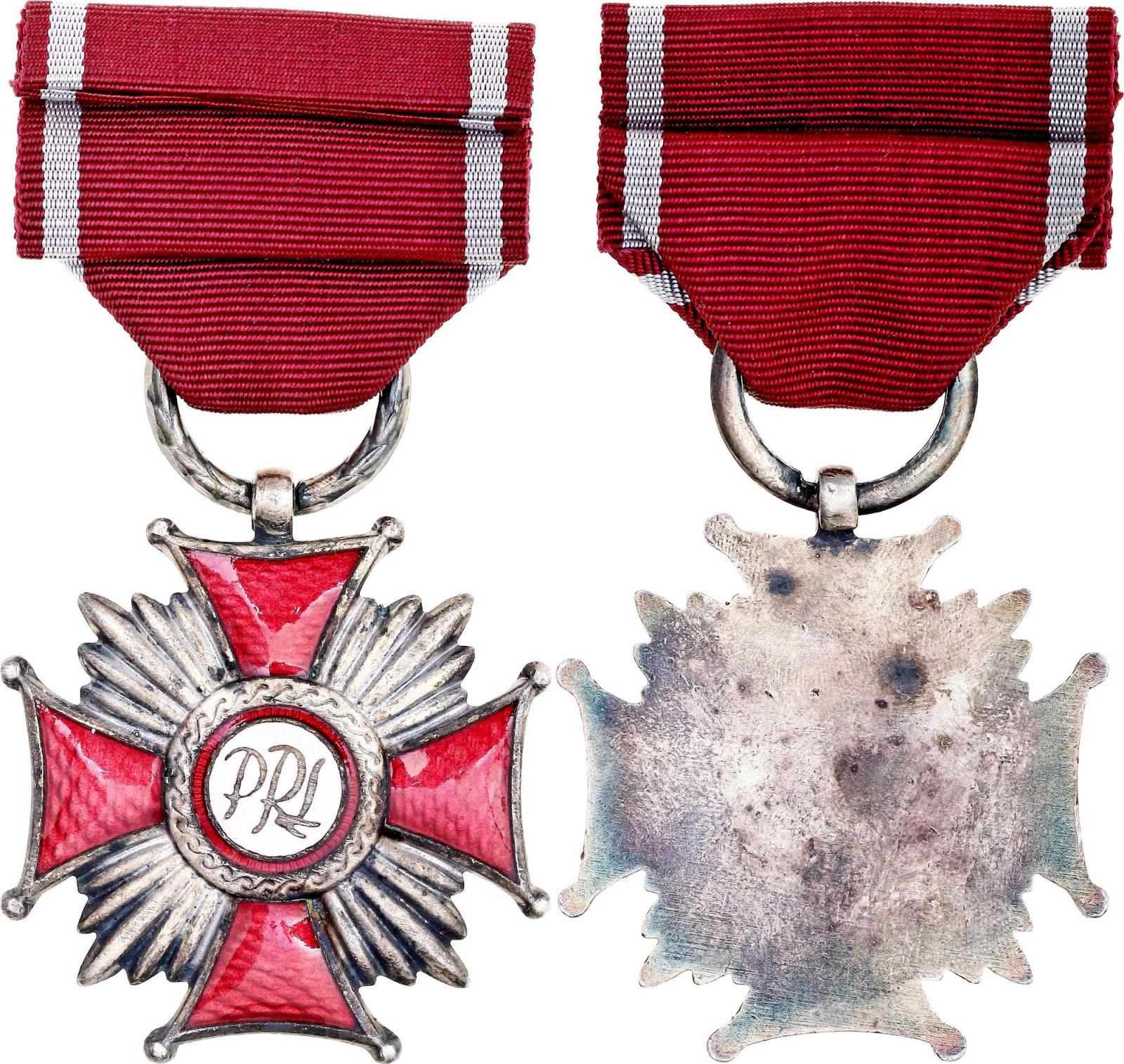 Záslužný strieborný Kríž II Trieda Poľsko 1952 -1990