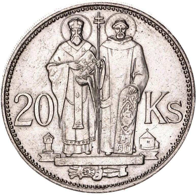 1941 /  20 koruna Cyriôl a Metod