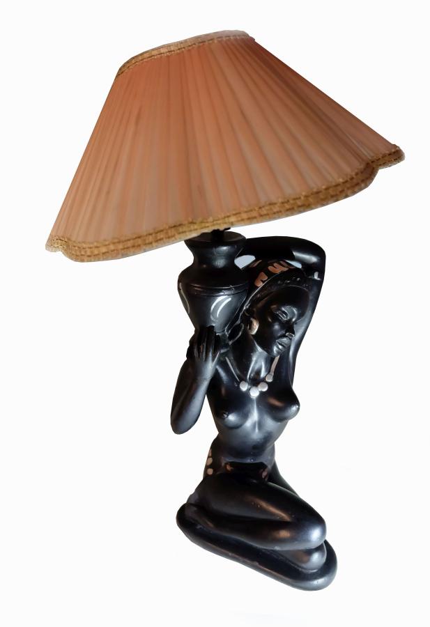Retro Československá lampa v štýle safari