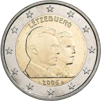2006 2 Euro Luxembursko - 25. narodeniny veľkovojvodu Guillauma