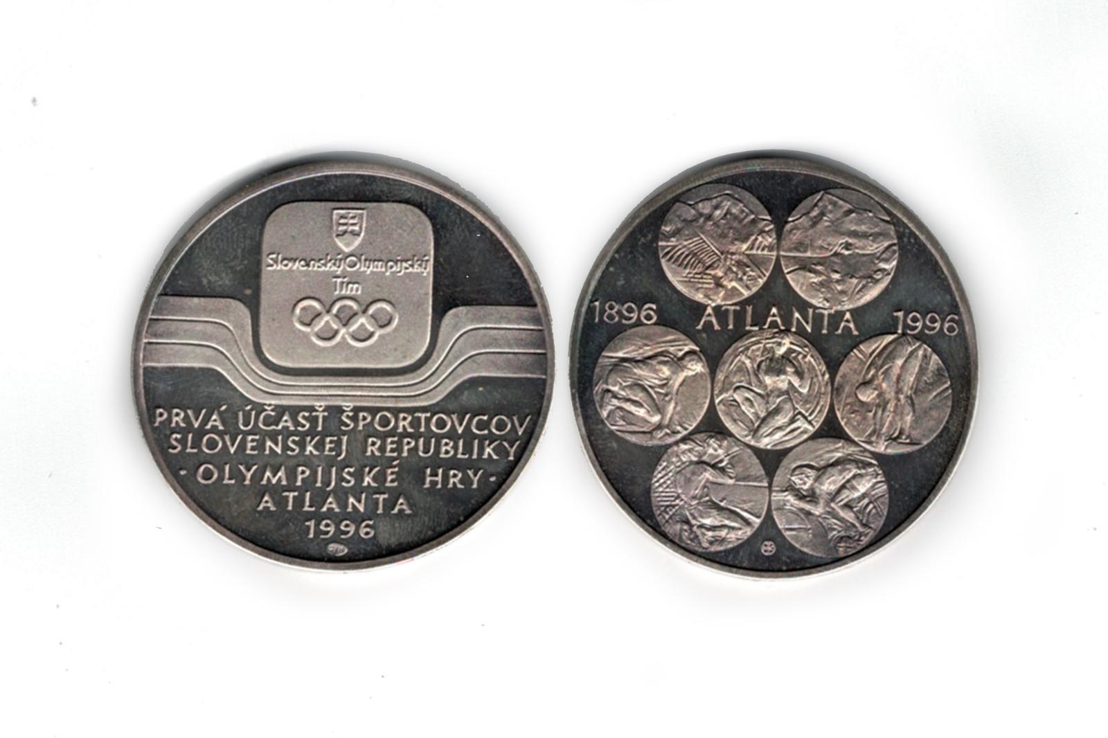 Medaila 100. výročie vzniku novodobých OH, Atlanta 1996