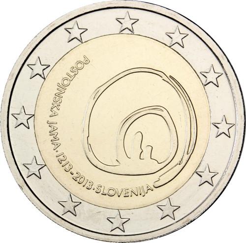 2 EURO - pamätná minca Slovinsko Postojna jaskyňa 2013