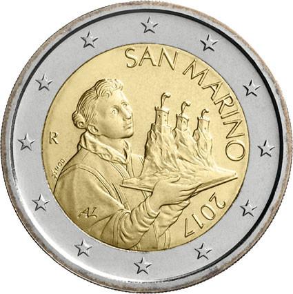 2 Euro San Marino 2017 - Svätý Marinus (UNC)
