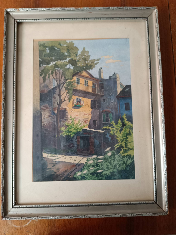 Obraz malovaná krajinka od neznámeho maliara AQVAREL