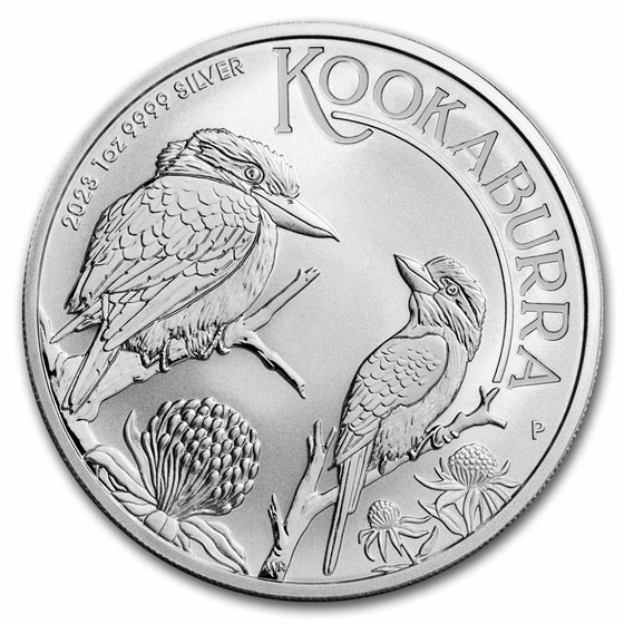 2023 Dollar Austrália BU 1 Oz Ag Australian Kookaburra