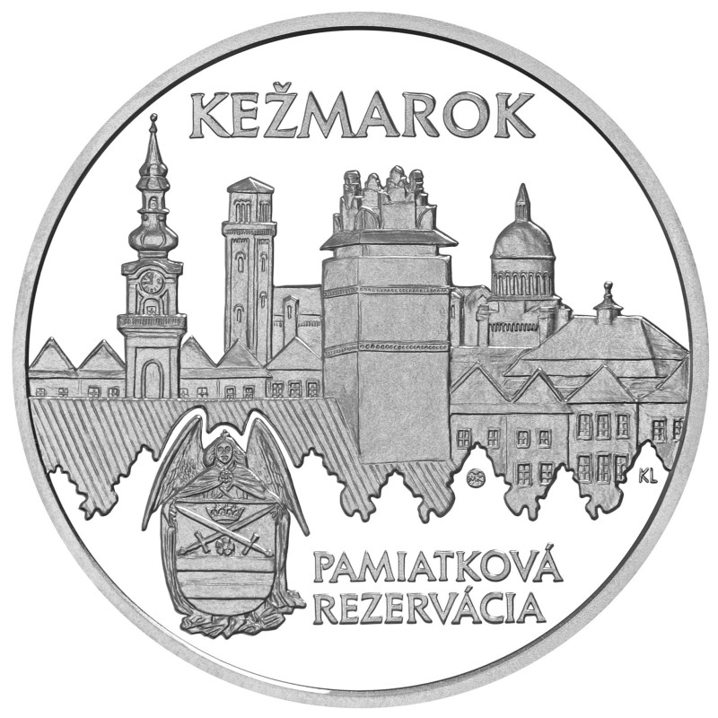 2025 Strieborná minca 20€ - Pamiatková rezervácia Kežmarok 1