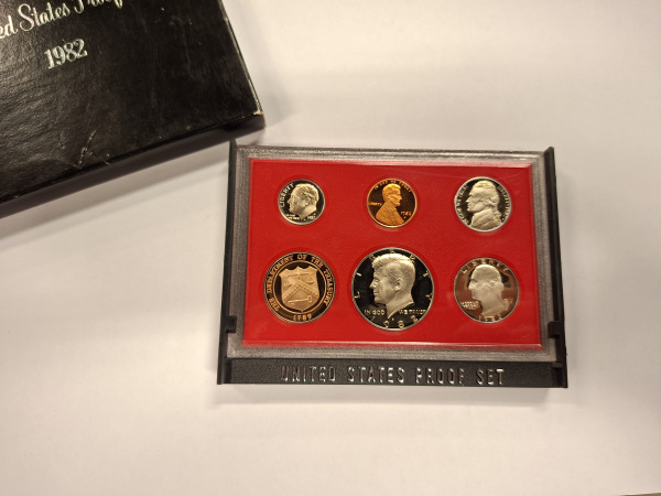 1982 Set mincí USA PROOF UNC 1