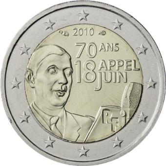2010 2 EURO Francúzsko - Charles de Gaulle