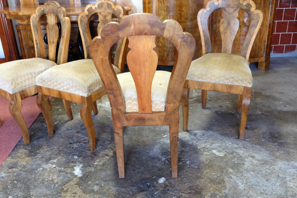 1820-1845 Biedermeier Set stoličiek 6