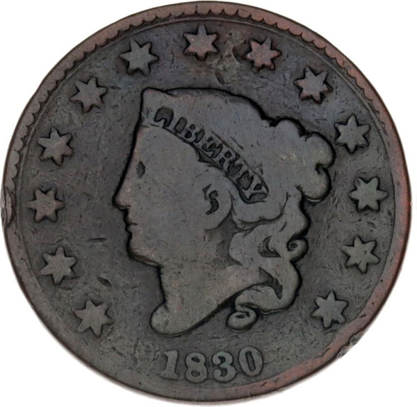 1 Cent Usa z roku 1830. LIBERTY HEAD !
