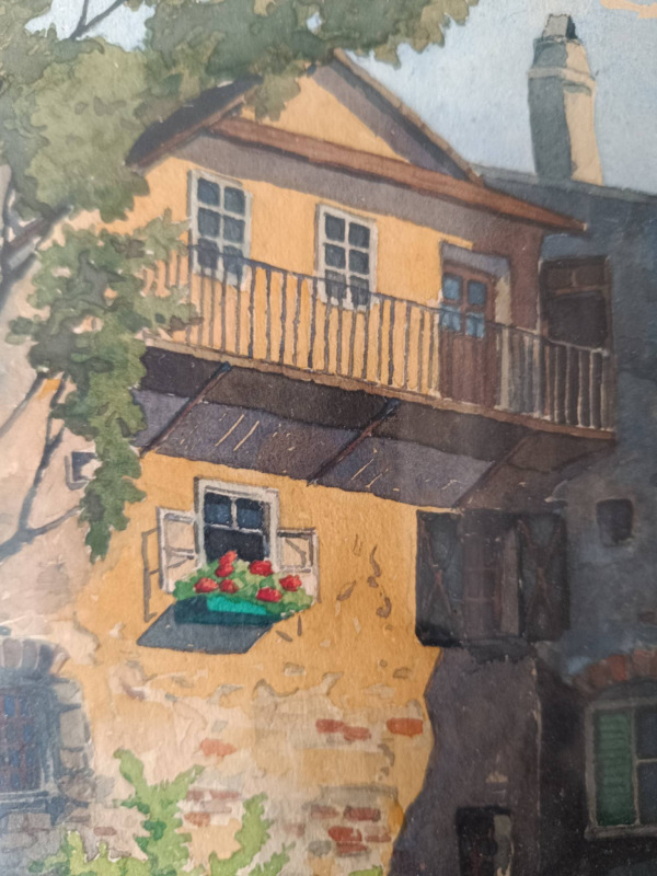 Obraz malovaná krajinka od neznámeho maliara AQVAREL 1