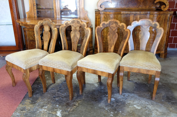 1820-1845 Biedermeier Set stoličiek 2
