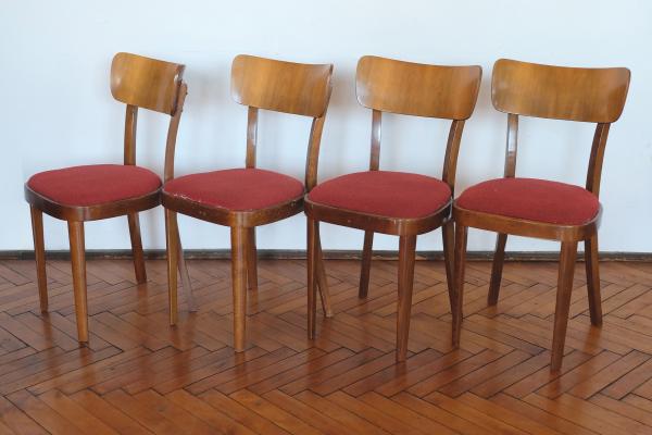 Stoličky z masívneho dreva čalunené sedenie