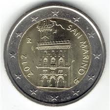2012 Dom vlády 2 euro San Maríno