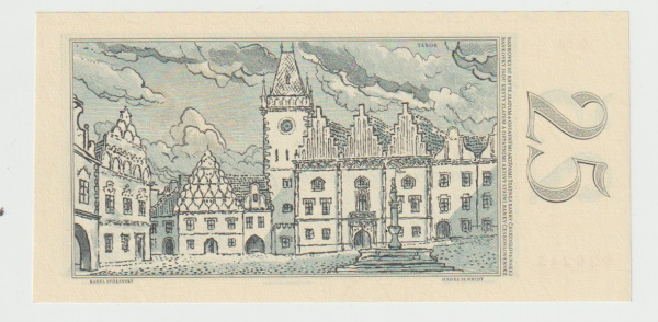 1961 25 Kčs - Žižka - UNC Q 20