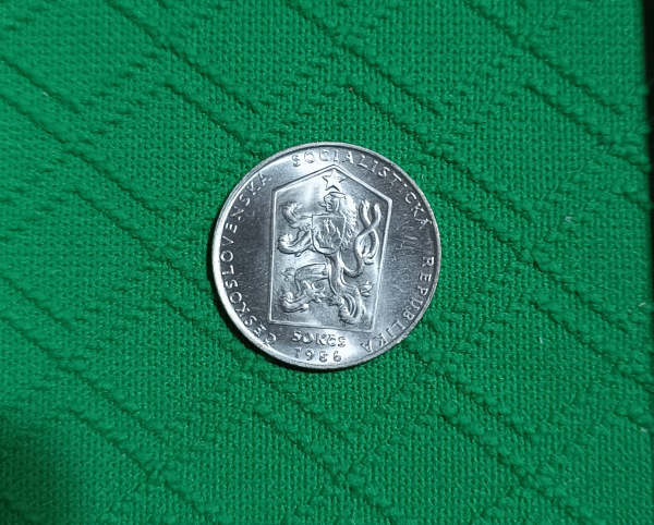 1986 50 Kčs -Český Krumlov - mestská pamiatková rezervácia 1