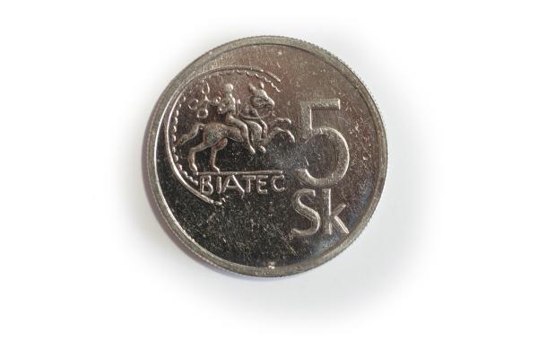 5 Koruna Slovensko UNC 1993 - 2008