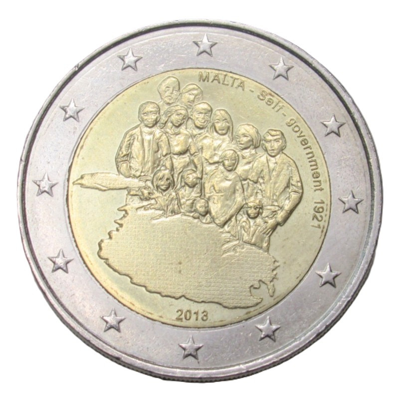 2013 2 EURO Malta - autonómna vláda Malty