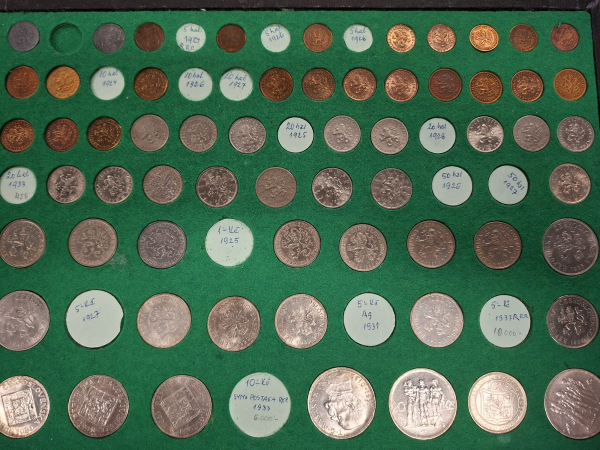 1924 2 Halier Československo UNC