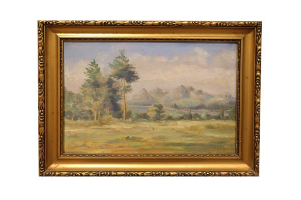 Obraz malovaná krajinka od neznámeho maliara