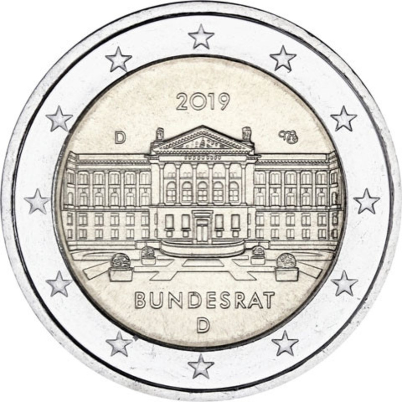2019 2 EURO Nemecko - Bundesrat D