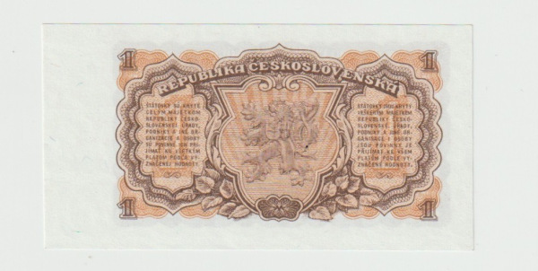 1953 1 kčs séria CH UNC