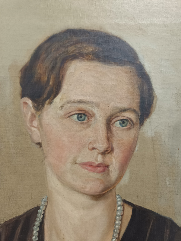 1929 Portrét art deco dámy Akad. Mal Jozef Prokop 2