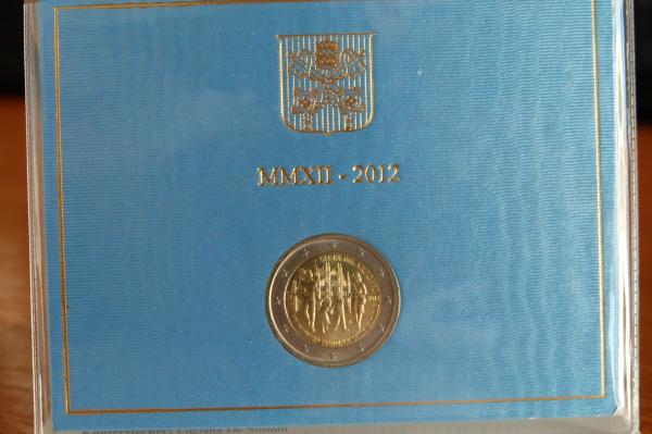 2012 Vatikán 2 euro - 7. svetové stretnutie rodín