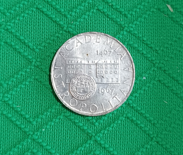 1967 10 Kčs - Academia Istropolitana - 500. výročie založenia