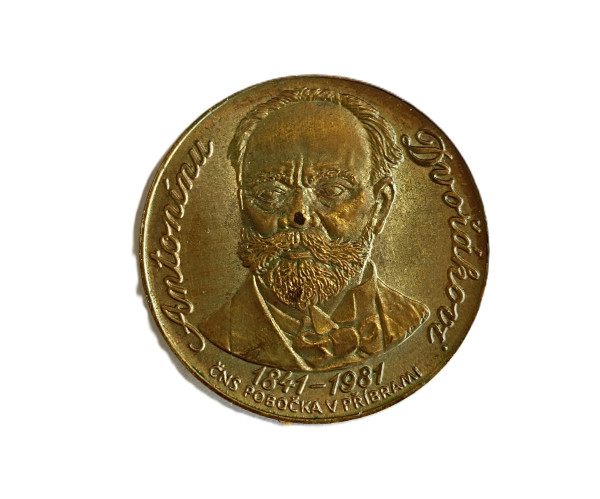Medaile Set Bronz a Postriebrená - Numizmatika - ČNS - 1981 Příbram A. Dvořák 1