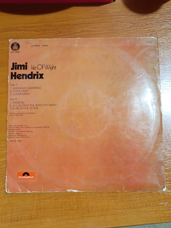 Lp Jimi HendrixIsle Of Wight Polydor 1