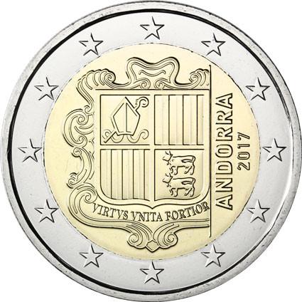 Andorra 2 euro 2017 unc