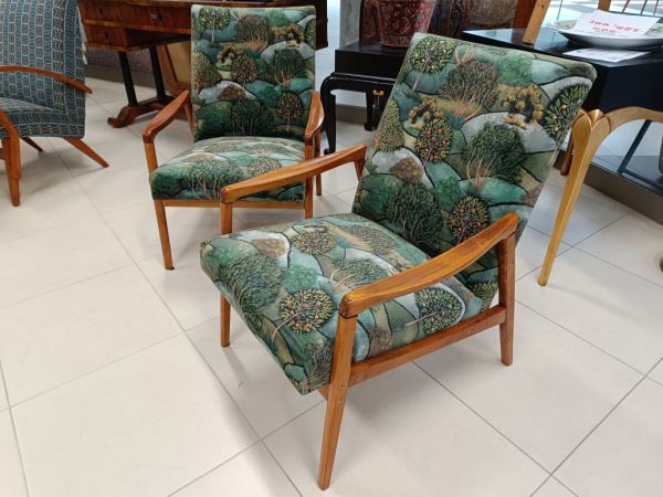 Dizajnové retro kreslo, návrh Jiroutek 70.roky 20.storočia 7